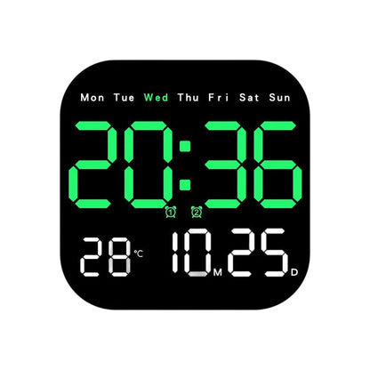 🕰️🛏️ Ograničeno vrijeme s popustom od 40%! Digitalni sat za dom i ured - nježno buđenje, recite zbogom dosadnim budilicama! Podesiva svjetlina, tihi rad noću. Također prikazuje temperaturu. Pouzdan pratitelj za vaš svakodnevni život. 🌙