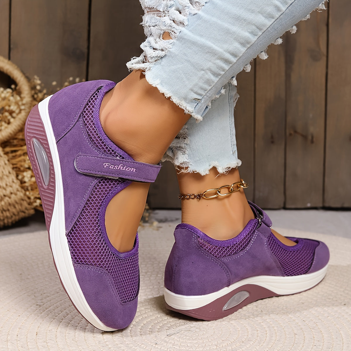✨【50% popusta 🔥】【35-43】Ženske udobne tenisice s mrežicom i debelim potplatom