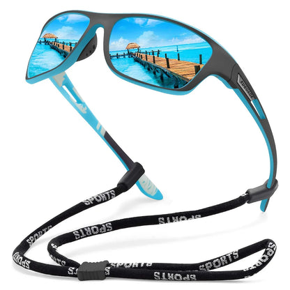 🕶Europejskie i amerykańskie okulary przeciwsłoneczne sportowe, ⚡prawdziwe kolory, ⚡wyraźna widoczność. Spolaryzowane światło noktowizyjne można stosować podczas jazdy na rowerze, wędkowania, podróży i aktywności na świeżym powietrzu