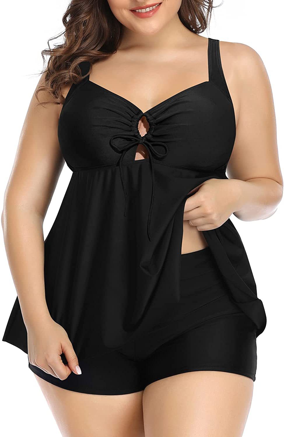 De vânzare🌴👙【S-5XL】Costumul de baie din două piese, plus mărime, nou