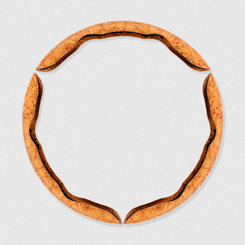 🚗【Kupite jedan, dobijete dva gratis】Neklizajuća navlaka za upravljač automobila od zrna drveta