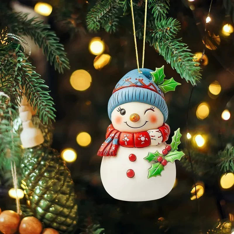 🎄🎅⛄Slatki božićni ukras u obliku snjegovića
