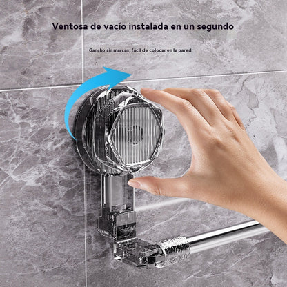 🚿✨【Kupi jedan i drugi dobiješ besplatno】Rotirajuća držač za ručnike s usisnom čašom, bez potrebe za bušenjem.