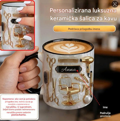✨✂️Personalizirana, lagana i luksuzna keramička šalica za kavu
