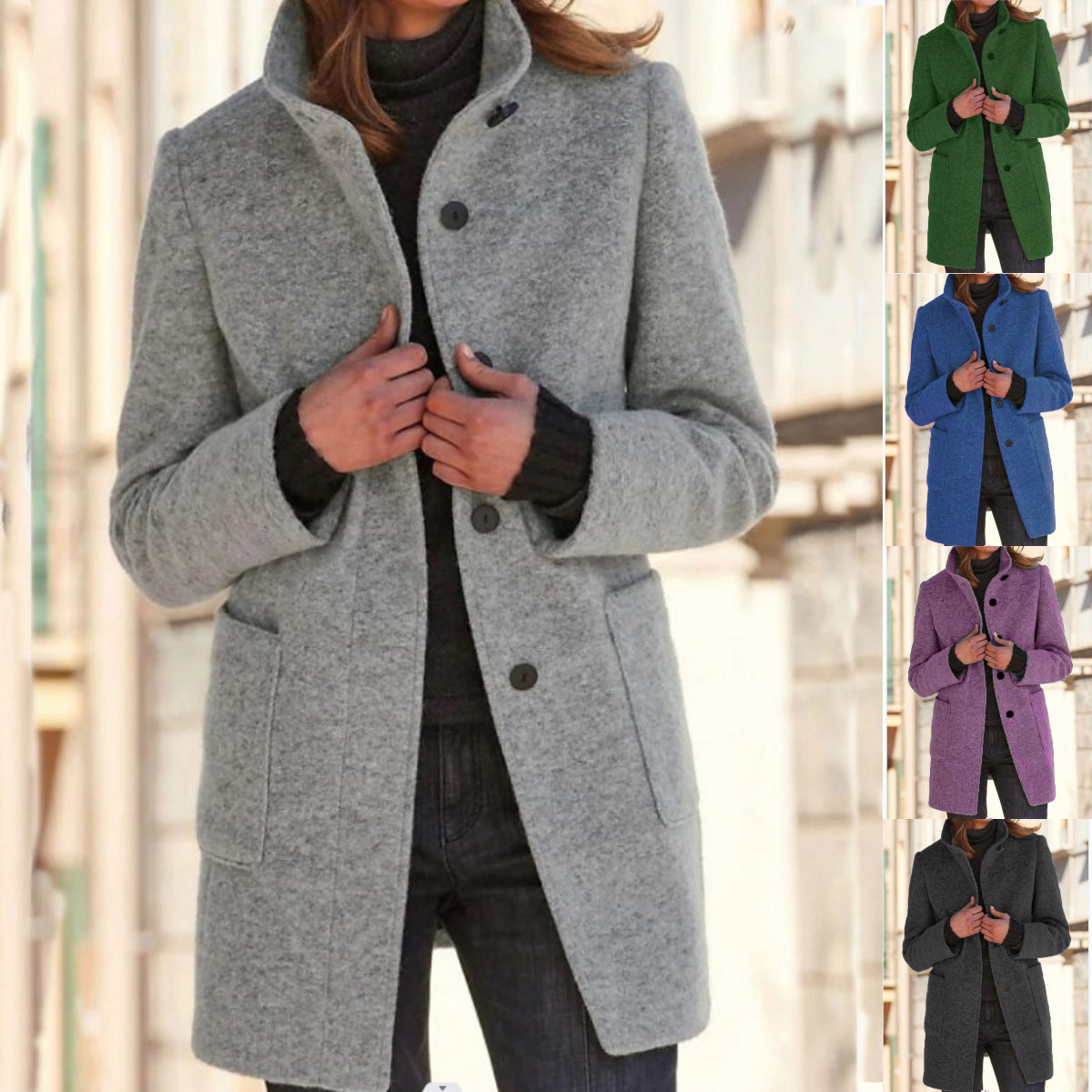 🔥Rabat -43%🔥【S-5XL】2025 retro wełniany płaszcz, moda jesienno-zimowa.