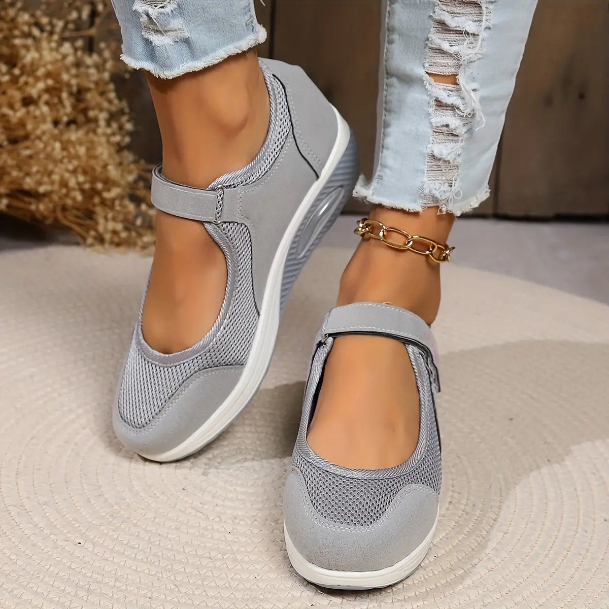 ✨【50% popusta 🔥】【35-43】Ženske udobne tenisice s mrežicom i debelim potplatom