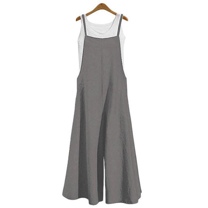 👖【S-5XL】Jednostavan i lagan kombinezon, elegantan kombinezon širokih nogavica