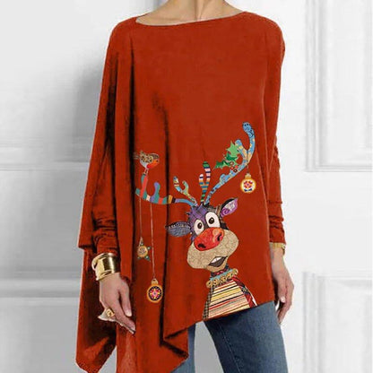 【S-5XL】Nove jesenske i zimske ženske majice s retro printom široke majice za .