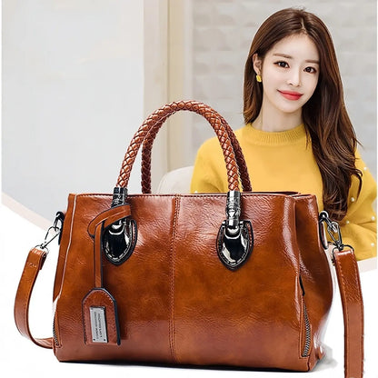 👜【50% popust】Starinska bostonska usnjena torbica, mehka usnjena torba, ki se lahko nosi na eni rami