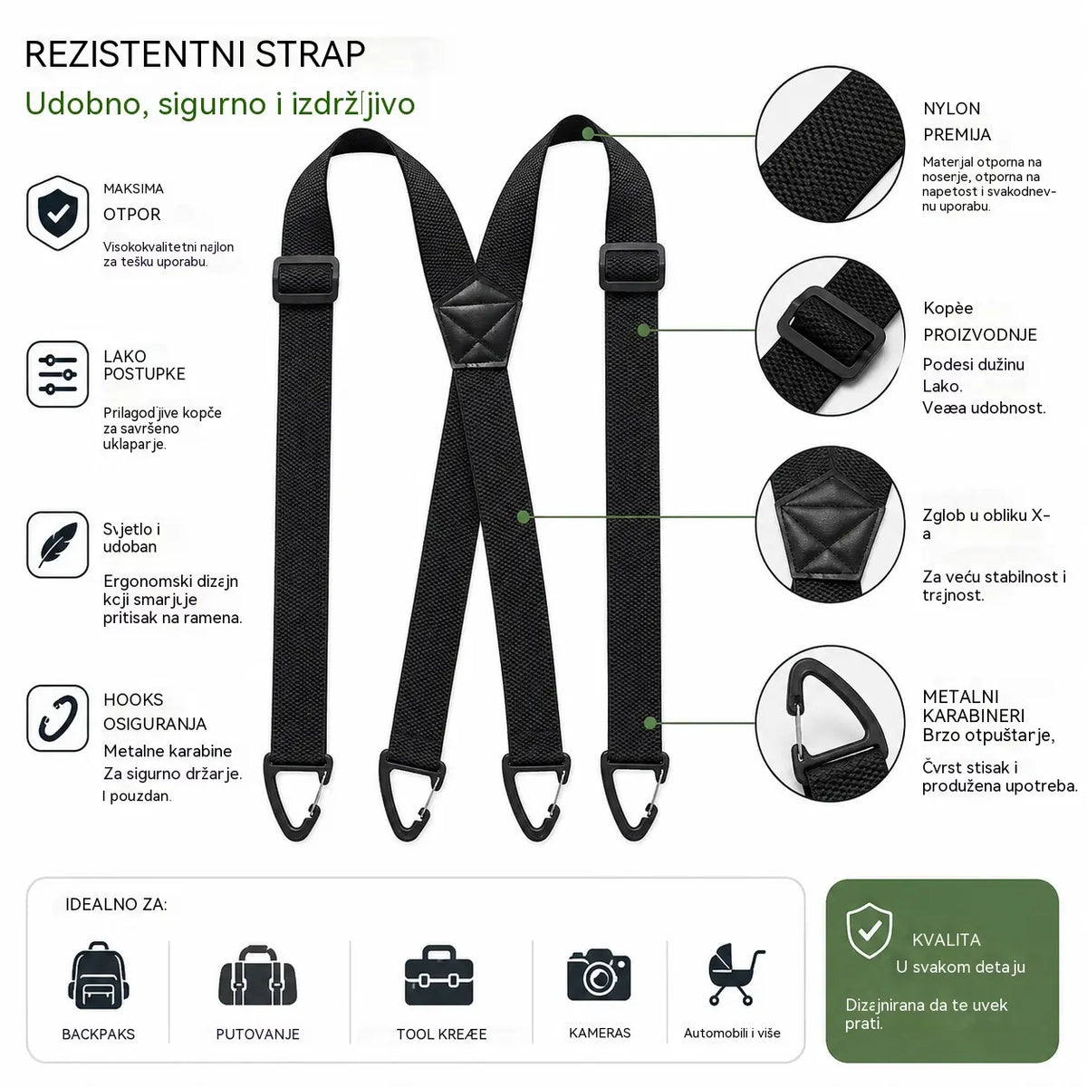 📢📢50% POPUSTA! 🧷Muški korzeti s križnim leđima i kopčama🧷