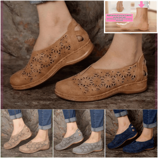 👞【35-43】2025 pantofi casual cu fund plat🥿Suport super puternic