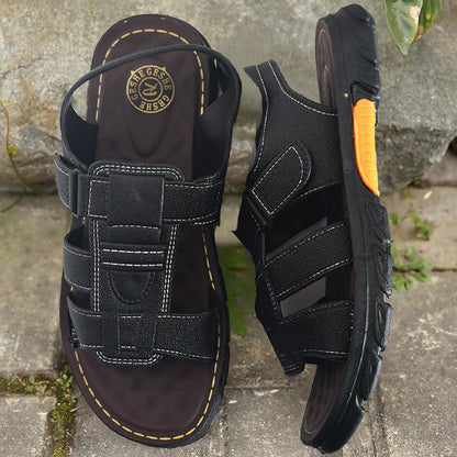 🌈🔥【Oferte speciale de vară】【38-44】Sandale de plajă pentru bărbați, vara 2025✅Piele moale✅Antiderapante