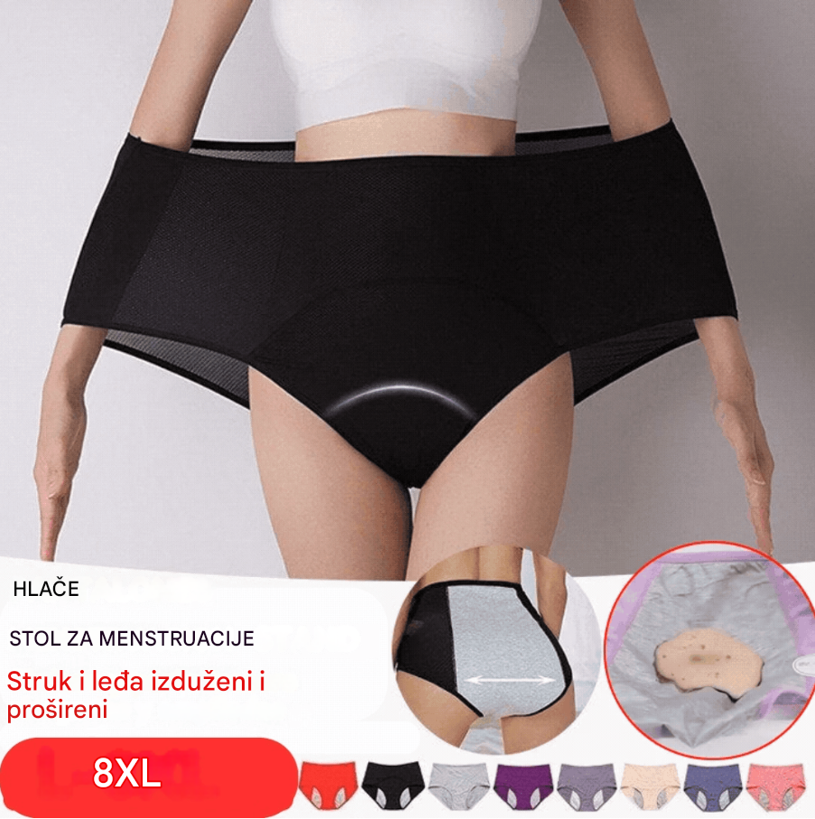 🔥【Set od 3 dijelova】  Novo poboljšano nepropusno donje rublje visokog struka 2026.