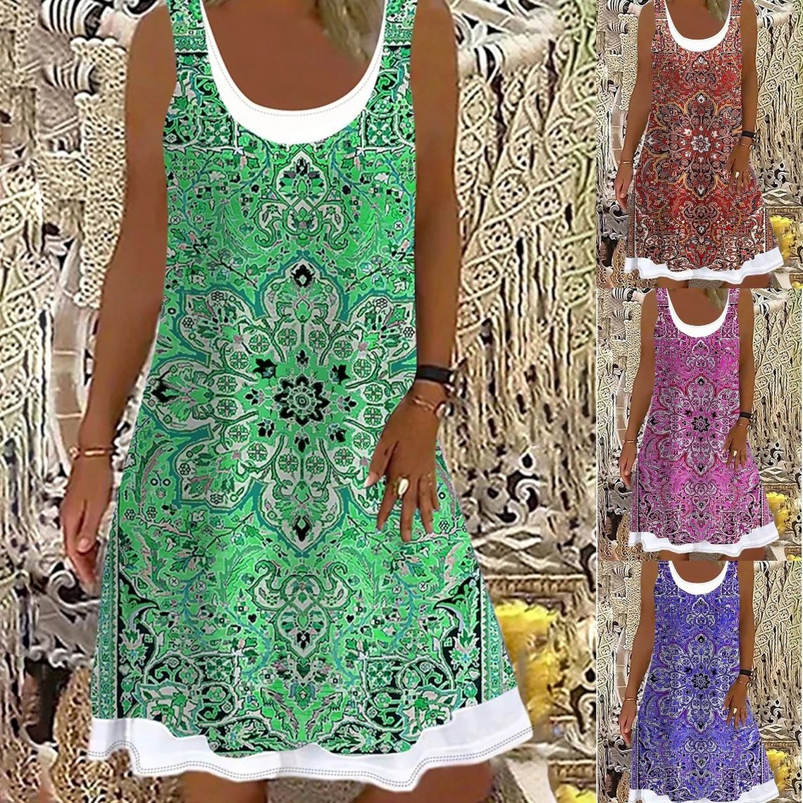 👗【50% popusta】💖【S-5XL】Nova ženska ležerna haljina iz 2026., s printom, idealna za razne prigode.