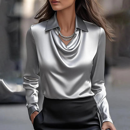 🔥🍁【Jesienna nowość】【S-3XL】🌷Nowa prosta i elegancka koszula damska