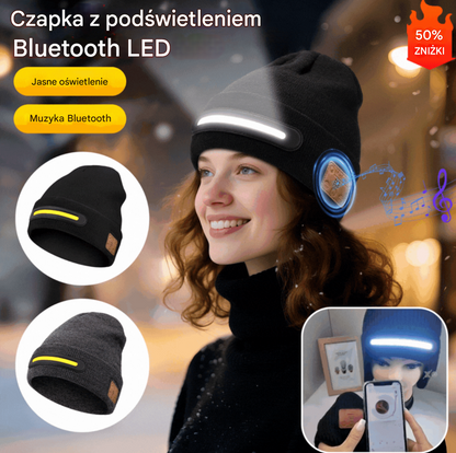 🔥🧢Ładowane czapki z LED i Bluetooth, utrzymujcie ciepło💡
