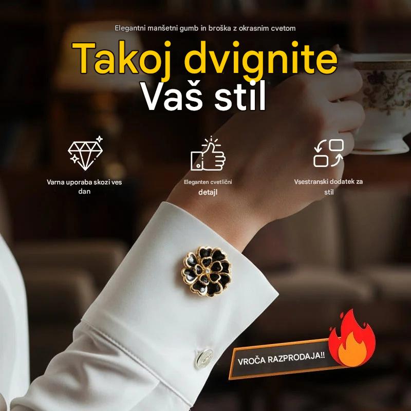 💎Kupite 2, dobite 2 gratis🌺 Gumbi za srajce z emajliranim okrasjem, okraski iz starinskih bronastih kamnov, prevleke za gumbe, broške in manšetni gumbi.