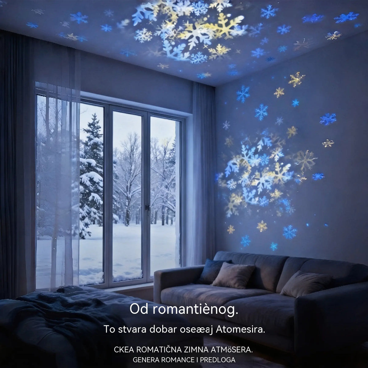 💖🌙Dinamična rotirajuća LED lampa za projektor 2026! ☁️🔥✨