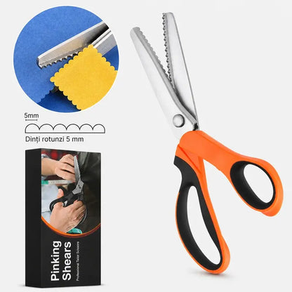 ✂️ Reže besprijekorno i sprječava habanje materijala! Profesionalne cik-cak / valovite škare za krojenje i ručni rad! ✨