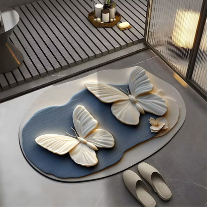 🔥【Kupi 1 i dobiješ 1 gratis】🔥VELIKI POPUST💕[30*40cm+ 40*60cm] Upijajući protuklizni tepih s realističnim 3D uzorkom