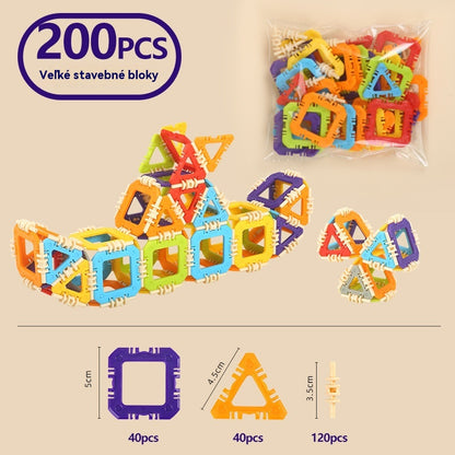🎁🧩🧩【200 kosov】 Izobraževalne igrače iz gradbenih kock