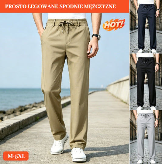 👖【Vremenski ograničena ponuda】Hlače ravnog kroja - elastičan, mekan i prozračan materijal💥