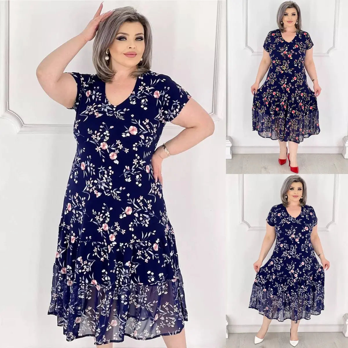 💥💕【S-5XL】Vysokokvalitné, pohodlné a módne šaty