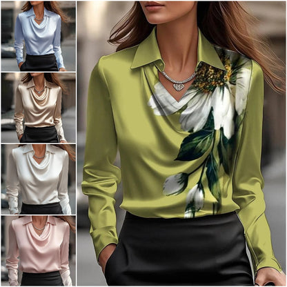 🔥🍁【Jesensko novo】【S-3XL】🌷Nova preprosta in elegantna ženska srajca