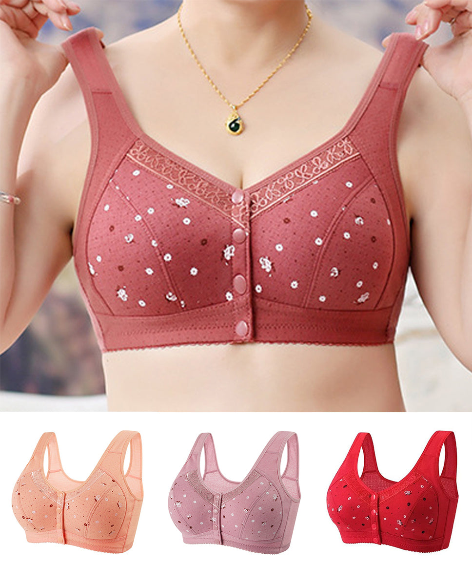 💕【Kupite 1, dobit ćete 1 besplatno】👙[45-100kg]Novi i poboljšani udobni čipkasti grudnjak veće veličine (reducere de 49%)
