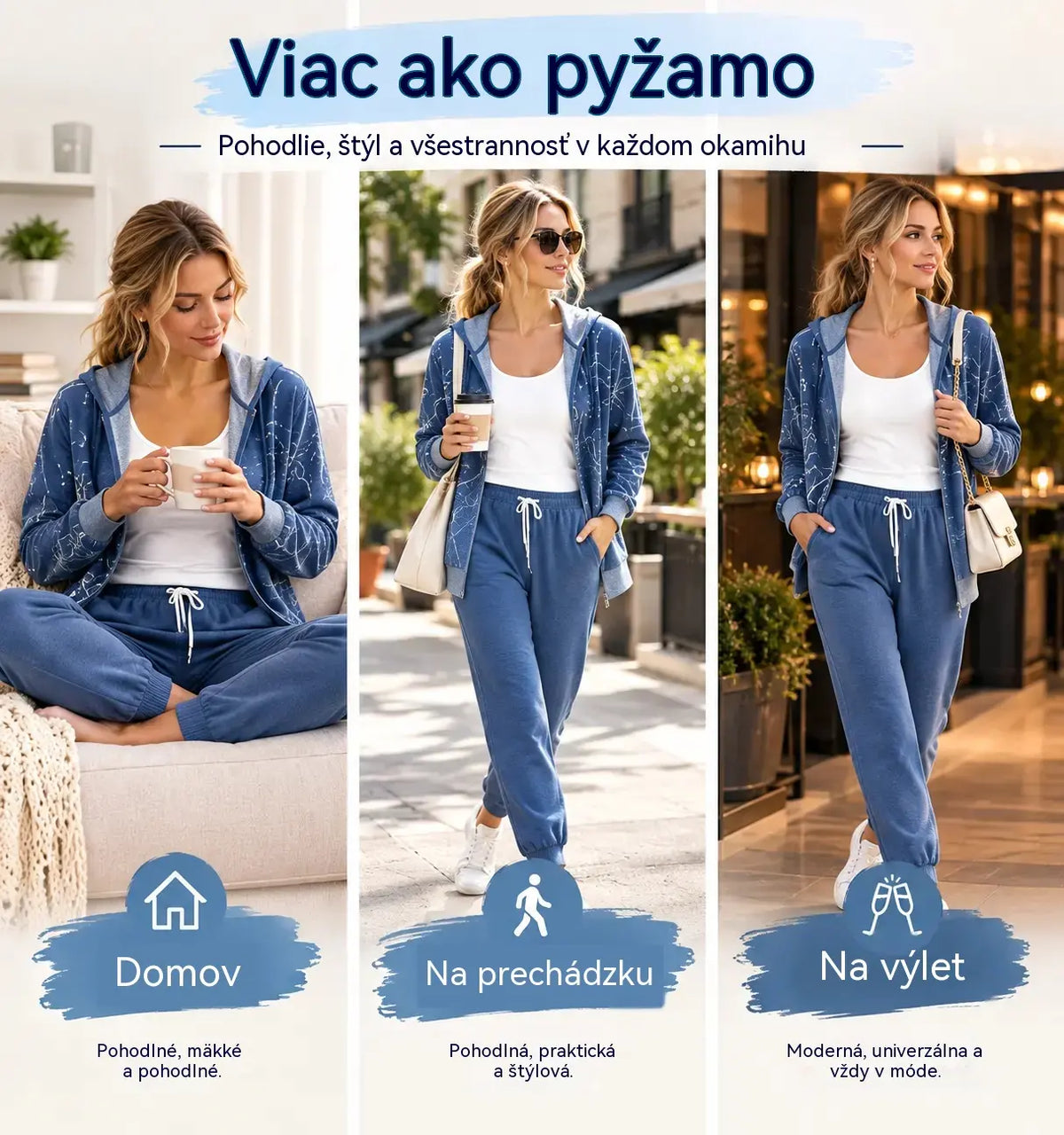 【S-3XL】Nová súprava na doma pre rok 2026 – jednoduchá a elegantná.