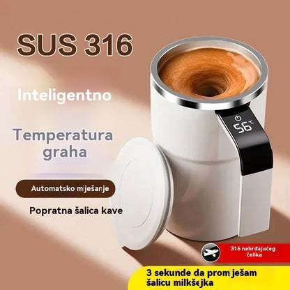 ☕🔋Set šalica za kavu s automatskim magnetskim miješalom⚡