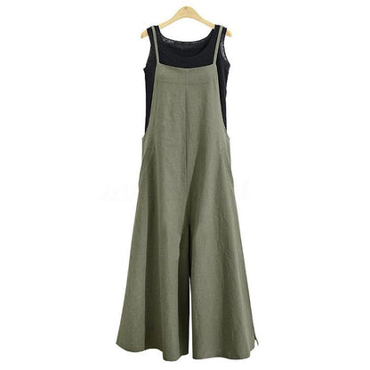 👖【S-5XL】Jednostavan i lagan kombinezon, elegantan kombinezon širokih nogavica