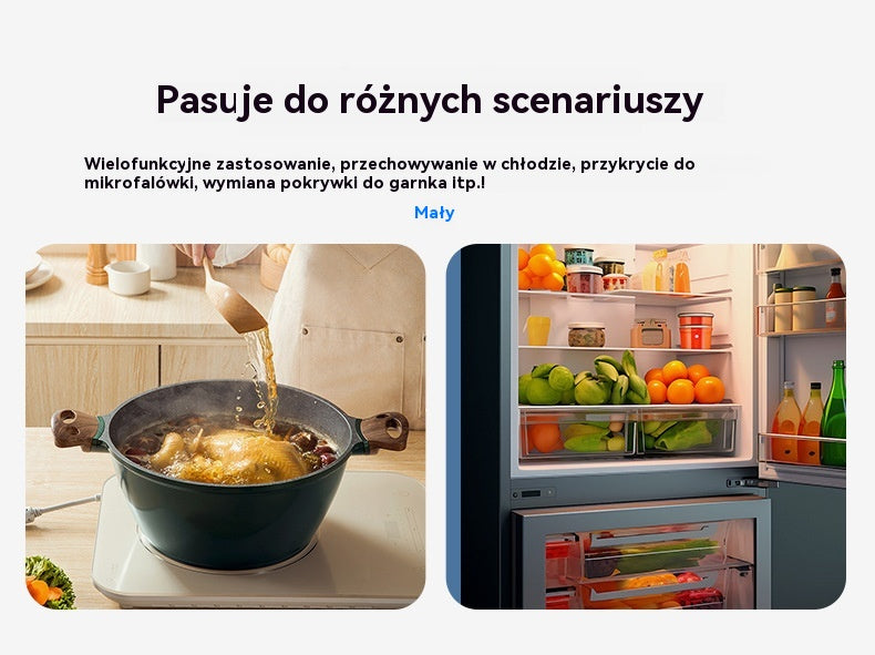 🔥Silikonowe pokrywki do żywności, które zachowują świeżość