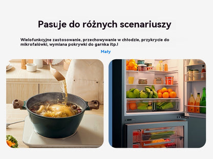 🔥Silikonowe pokrywki do żywności, które zachowują świeżość