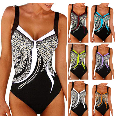 🩱🏊‍♀️2025 novi retro print novi jednodijelni kupaći kostim s retro printom