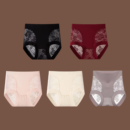 【Kupite 2, dobijte 3 gratis】Ženske visoko elastične bešavne čipkaste gaćice za kontrolu trbuha, oblikovanje tijela i podizanje stražnjice