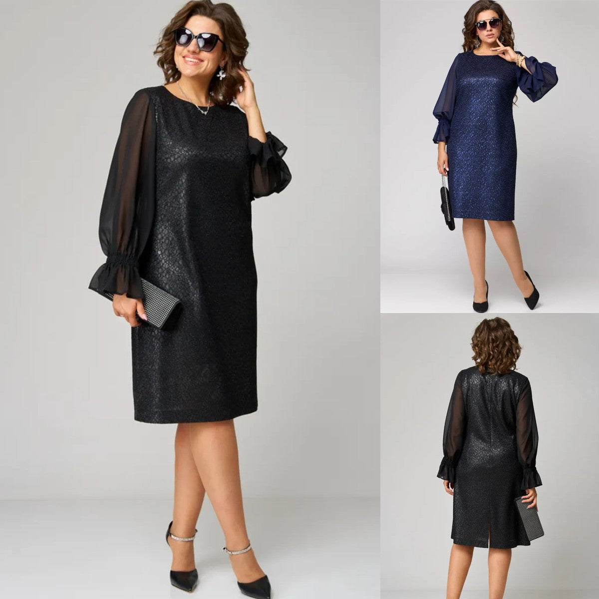 💖💖【S-5XL】🍁🍂Wysokiej jakości stylowa sukienka w nowym stylu na jesień i zimę