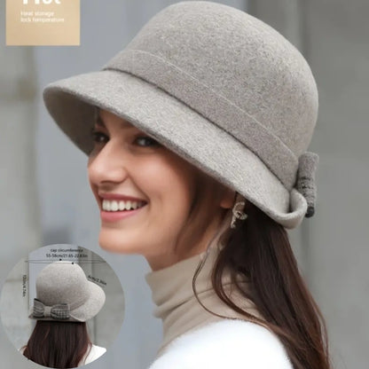 💥50%OFF💥 Pălării de toamnă și iarnă pentru femei-pălării din pâslă de lână pură