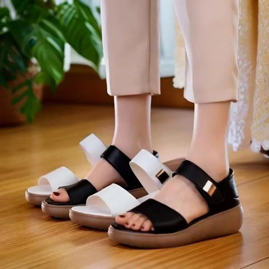 🔥🥰【35-40】 nove ležerne sandale s neklizajućom kosom petom, mekim potplatom