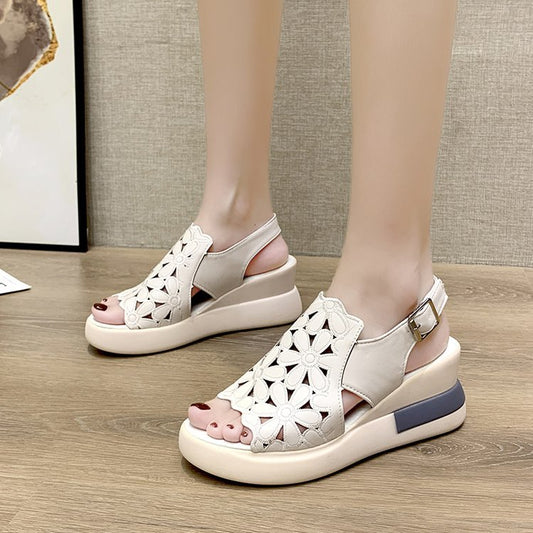 🔥👡【35-40】 2025 noi sandale corective retro damă de vară, tălpi moi, fără picioare obosite la mers