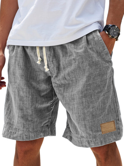 ⏳🔥【Zadnji dan s 50% popusta】👖 【S-5XL】【55-110 kg】Muške ležerne kratke hlače s efektom lana i vezicom za 2026. godinu (veće veličine).