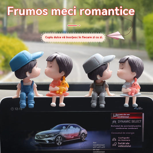 【Cumpără 1, primești 1 gratis】 Decorațiuni interioare auto pentru cupluri, ornamente auto, decorațiuni pentru biroul casei❤️❤️❤️