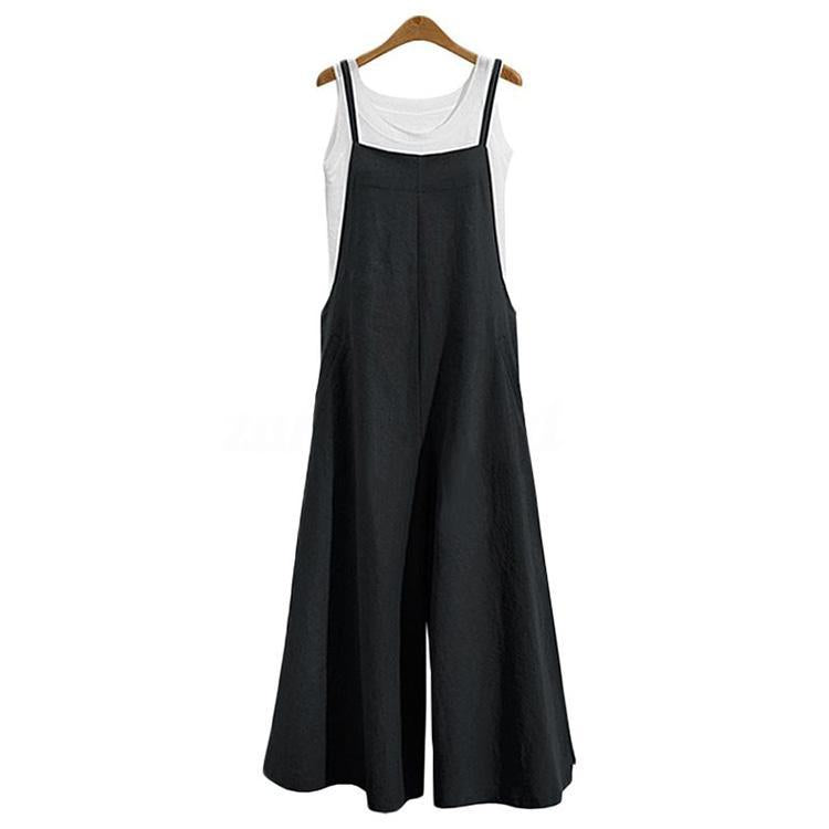 👖【S-5XL】Jednostavan i lagan kombinezon, elegantan kombinezon širokih nogavica