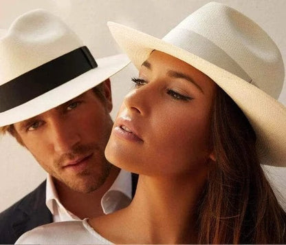 👒Nowy produkt na lato [56-58 cm] Ekwadorski ręcznie tkany kapelusz z palmy - odpowiedni dla mężczyzn i kobiet