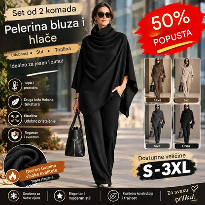 ❄️✨ Komplet od imitacije brušene kože — Topao, elegantan i jednostavan, za sofisticiran zimski izgled 💃🧥