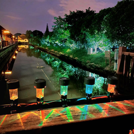 💡Lumini solare de grădină exterioare, lumini de gazon, iluminat decorativ