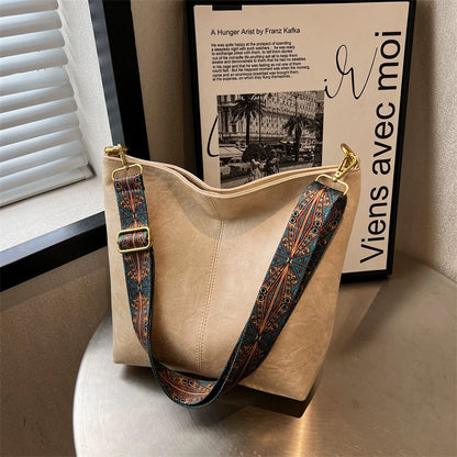 🔥👜【Najlepiej sprzedające się】2025 Nowa torba na ramię w stylu retro z geometrycznym wzorem, duża, modna damska