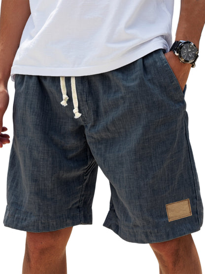 ⏳🔥【Zadnji dan s 50% popusta】👖 【S-5XL】【55-110 kg】Muške ležerne kratke hlače s efektom lana i vezicom za 2026. godinu (veće veličine).