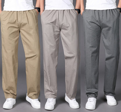 💥👖😍【50% popusta🔥】【S-6XL】 Ljetne muške hlače u velikim veličinama, šire i opuštene, s elastičnom trakom u struku