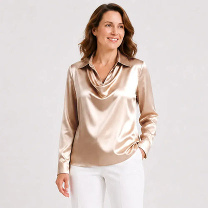 【50% taniej przez ograniczony czas】【S–3XL】【40–100 kg】Elegancka damska koszula z kołnierzykiem i nadrukiem